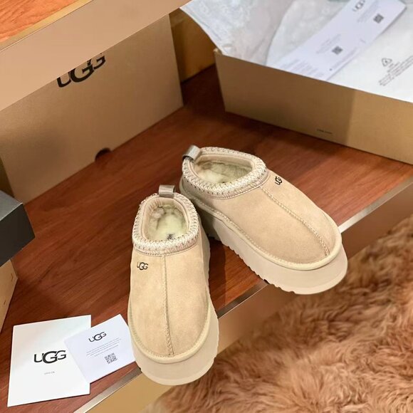 UGG Tazz Platform Slippers Chestnut - Picture 3 of 9